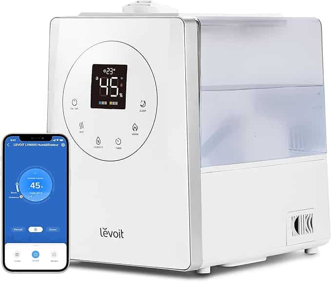 Humidificateur d’air Levoit 6L grande capacité diffusion continue brume silencieuse maison chambre